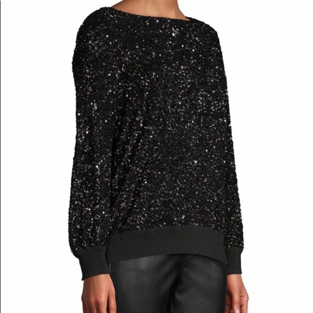 NWT Lafayette 148 New York Nessa Sequin Top